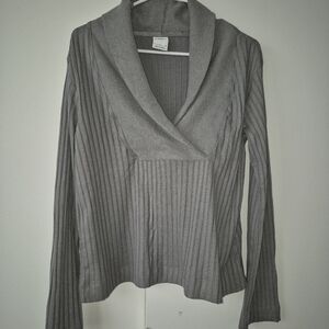 Nike Gray Ribbed Blazer Modern Minimalist Design